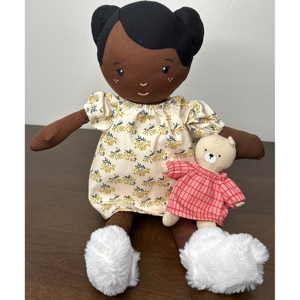 Manhattan Toy Harper Playdate Friends Doll Bear Plush African American Complete